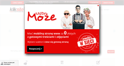 Desktop Screenshot of kliksite.pl