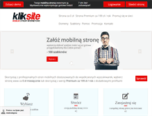 Tablet Screenshot of kliksite.pl